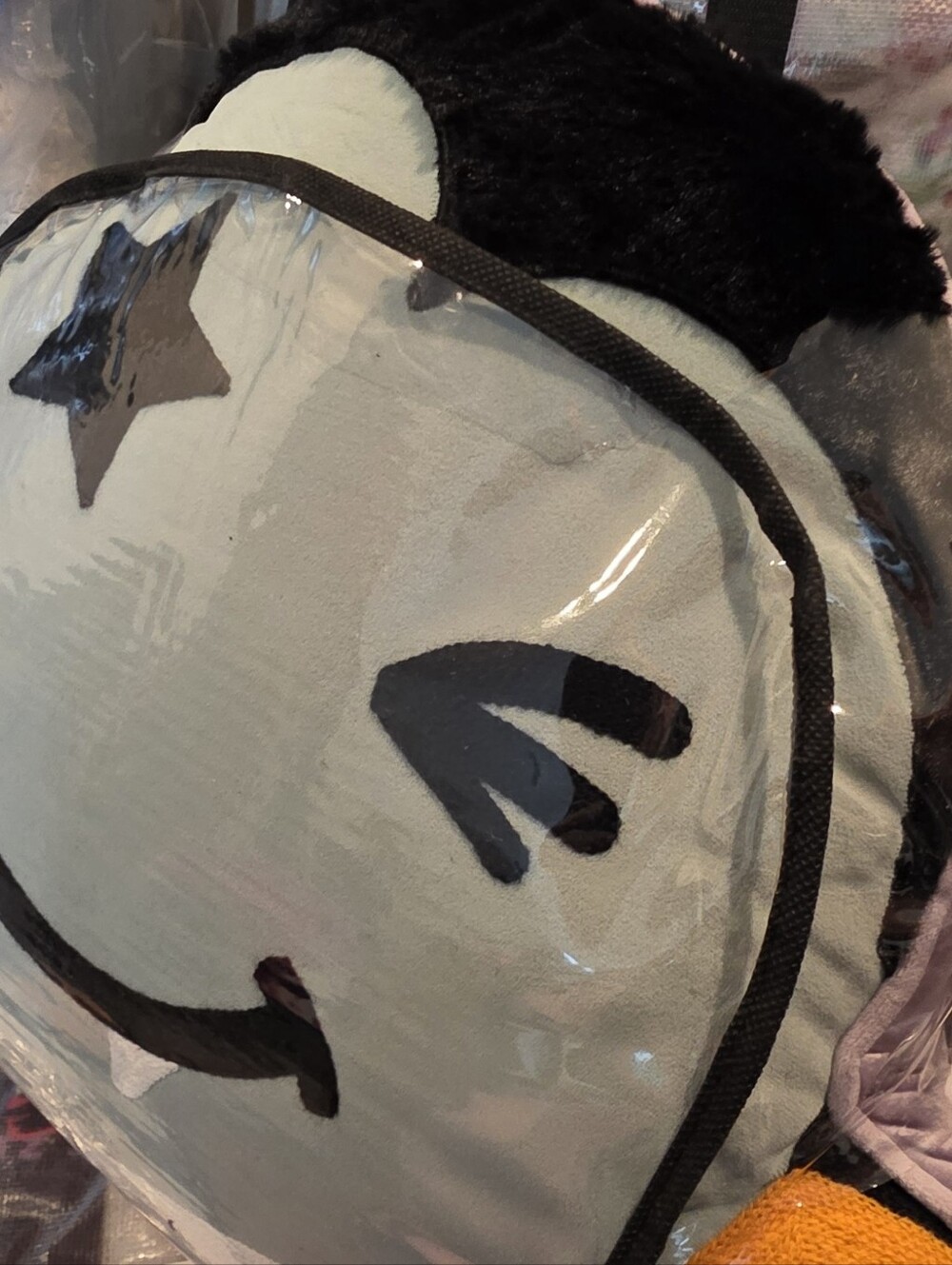 3. Envogue Halloween Emoji Accent Pillows in Green, Purple, Light Blue - Picture 5 of 6